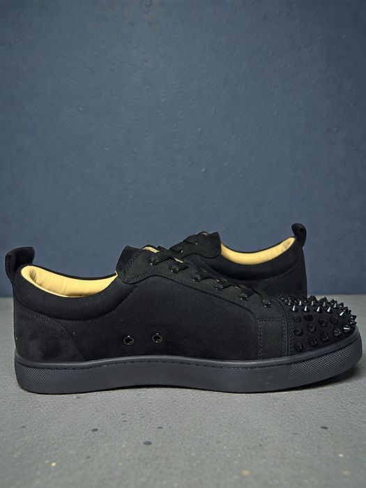 Christian loubutin black spikes