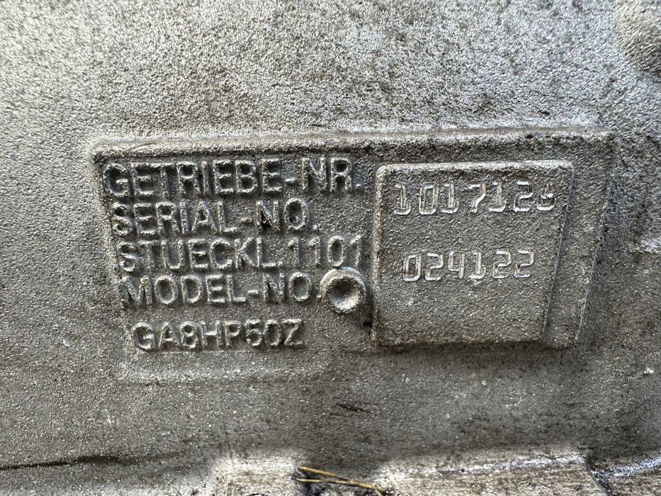 Cutie automata BMW Seria 3 4 5 X3 X4 : GA8HP50Z