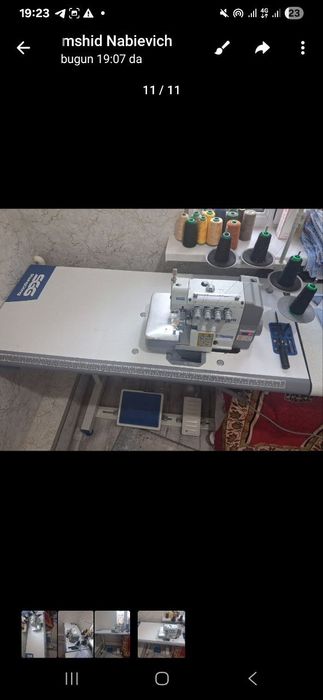 Overlok mashinasi sotiladi (yaxshi saqlangan)