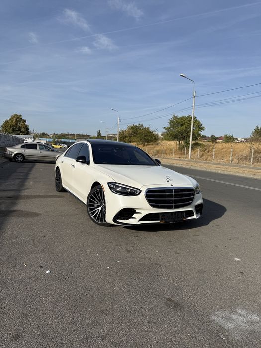 Mercedes-Benz S580 LONG 4MATIC V8 503CP  | 60.000Km | Masaj | Ventilație | Burmester 3D | E-Active Body | Nappa Exclusive | Distronic | 360°