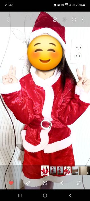 Аяз ата киімі кыздарға