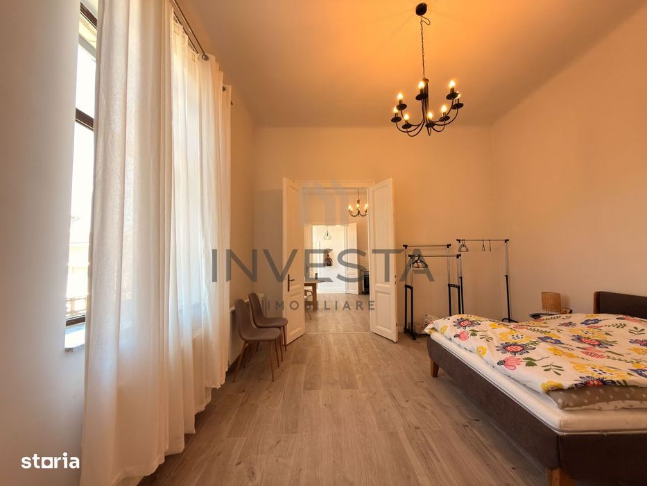 Apartament cu 3 camere si balcon, in Centru, langa Tribunal!
