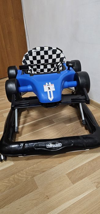 Детска проходилка 2 в 1 Chipolino - Sportivo, синя