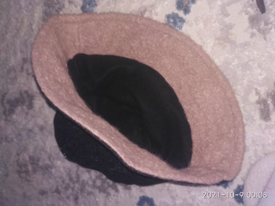 Шапка Панама теплая