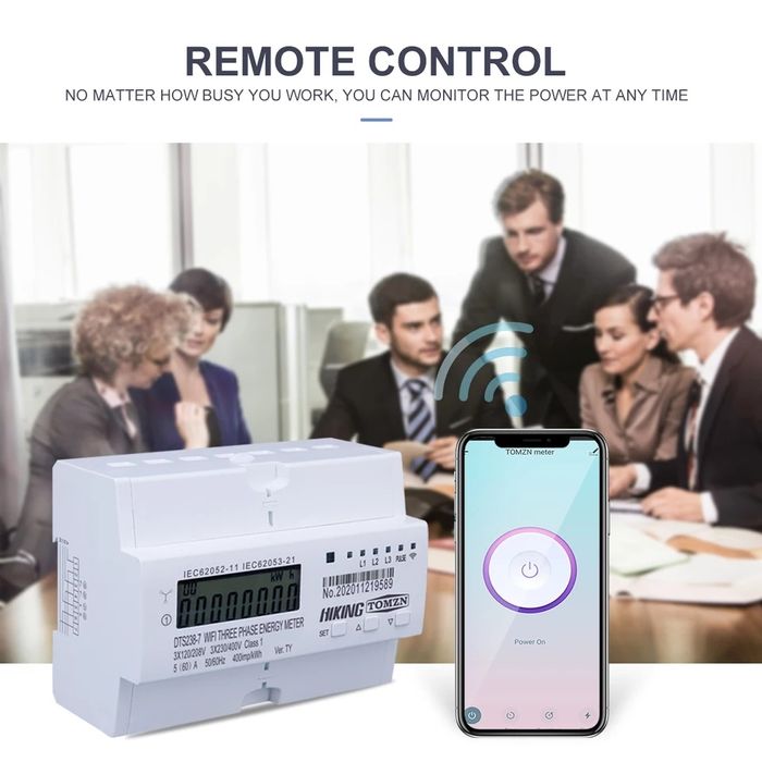 80A Трифазен WiFi електромер