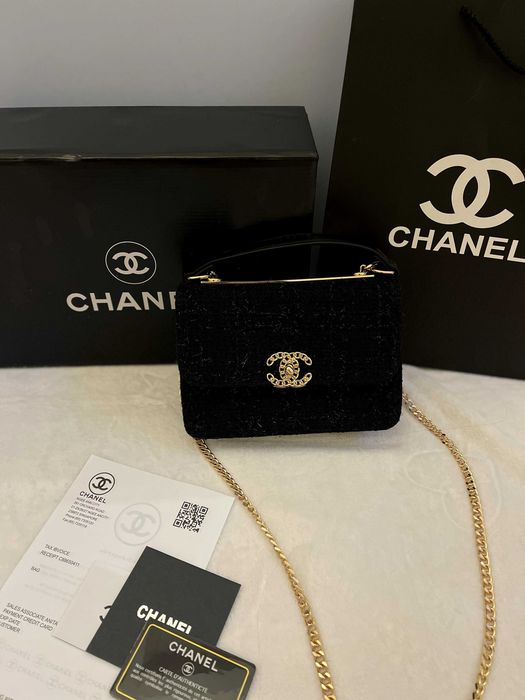 Geantă/Poșeta Chanel Tweed 20x13x5