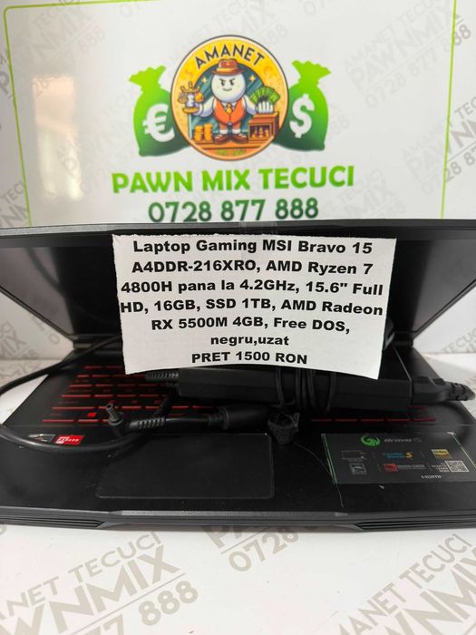 Lepto Gaming msi bravo 15