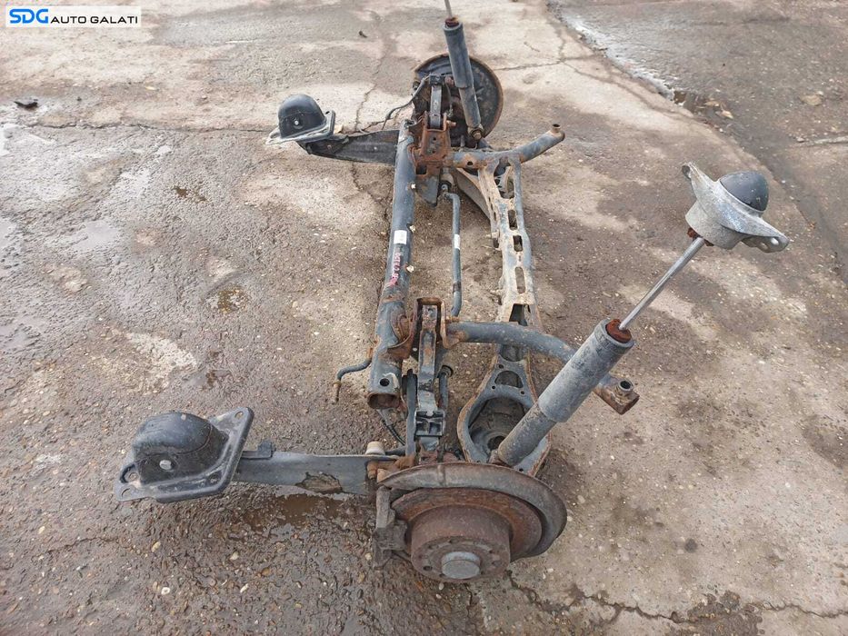 Punte Spate Completa cu Butuc Butuci Fuzeta Fuzete si Rulment Bara Torsiune Skoda Octavia 2 FL 2008 - 2013 Cod 1K0505315BG [L1674]