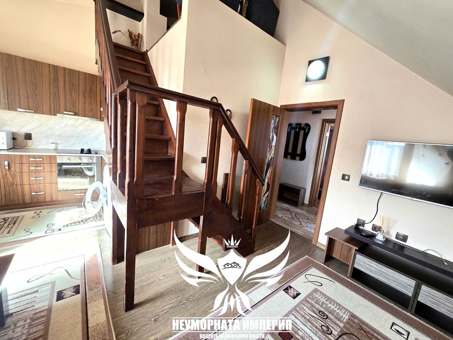 Под наем двустаен апартамент - двуетажен с площ от 63кв.м. на 4 етаж в гр.Асеновград кв.Стадиона