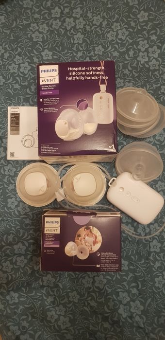 Vand pompa dublă sân Avent cu două cupe rezerva