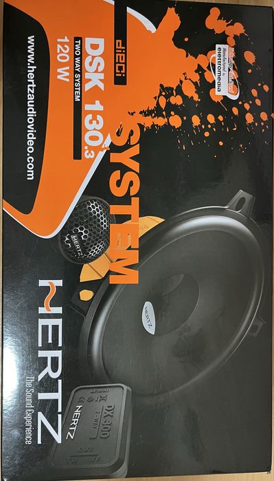 Boxe auto HERTZ DSK 130.3, 60W RMS, 2 cai, 13cm, negru