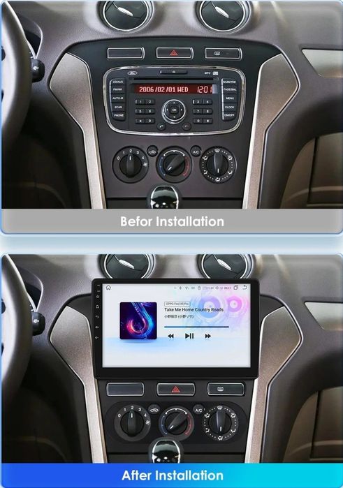 Navigatie Android dedicata pentru FORD Mondeo (2010-2014).