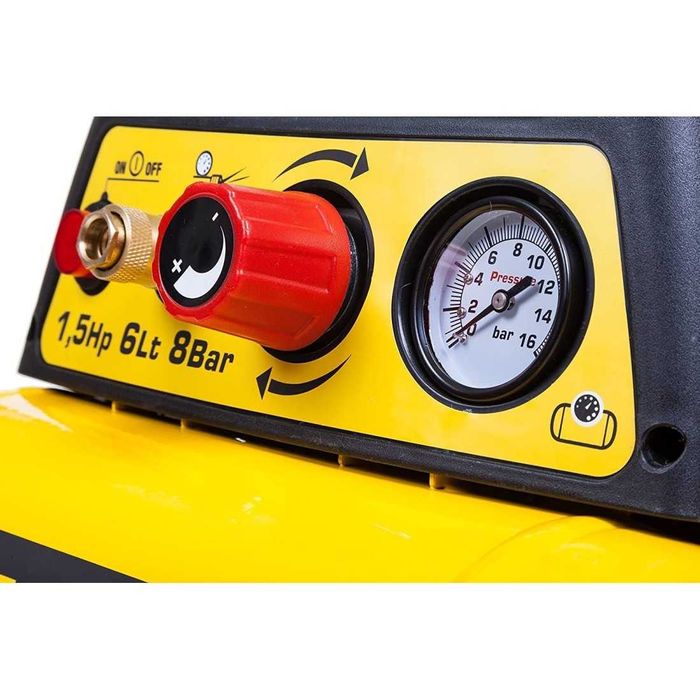 Компресор Stanley DN200/8/6, 1100 W, 8 bar, 6 L