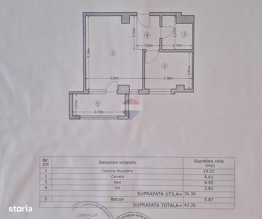 Vanzare 2 camere | Militari Residence | Living mare | Mobilat & utilat