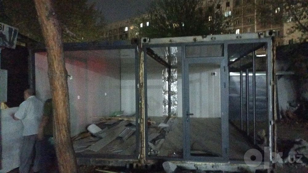 Магазин дом из контейнера