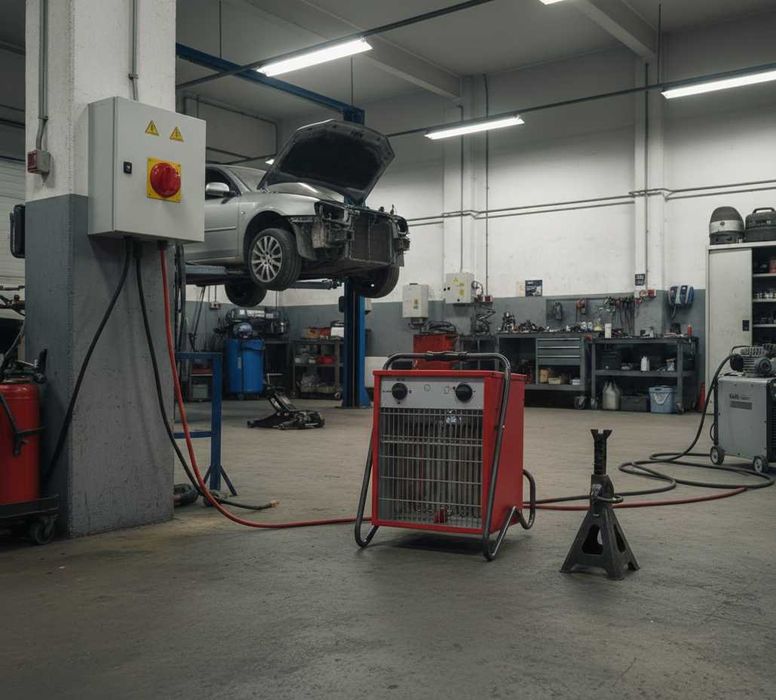 Aeroterma Suflanta Incalzire Industriala Trifazica 9kw LivratGRATUIT