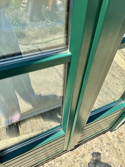 USA TERASA LEMN aluminiu tripan balcon H 215 x L 108 Garantie 2 buc