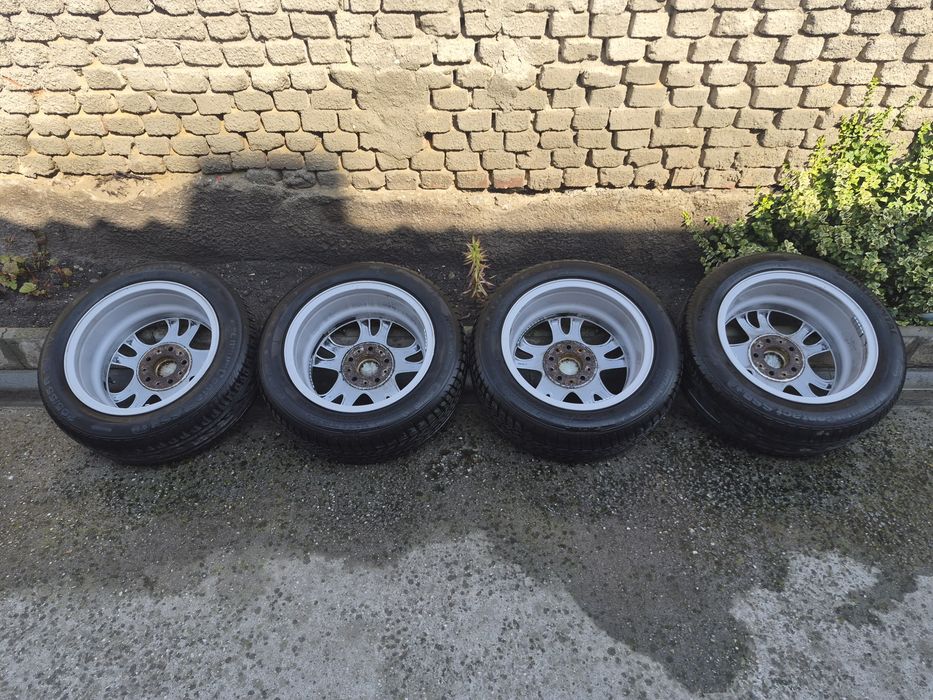 Jante BMW seria 1 cu anvelope set complet - 4 jante + 4 anvelope, în stare foarte bună