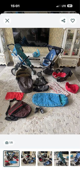 Каляска quinny 3 в 1