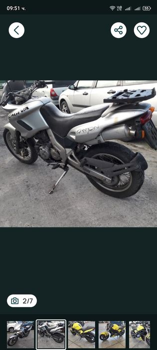 Каджива(Cagiva Elefant 650,Roadster125,Canyon 650,Raptor 650)-на части