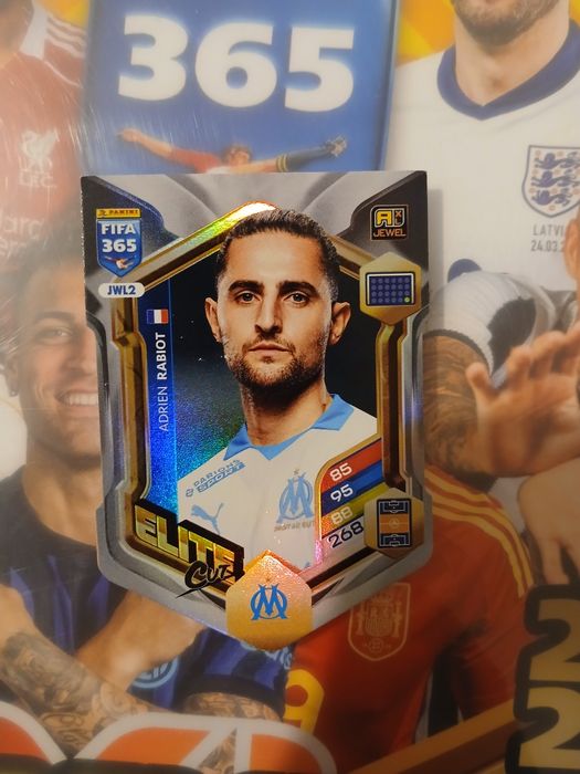 Cartonas Panini Elite Cut Adrien Rabiot
