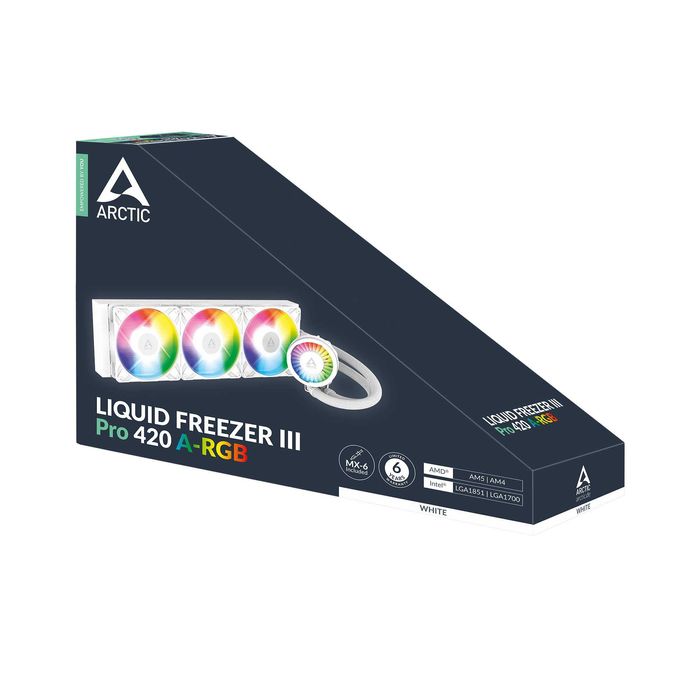 Система жидкостного охлаждения Arctic Liquid Freezer III Pro 420 Белая