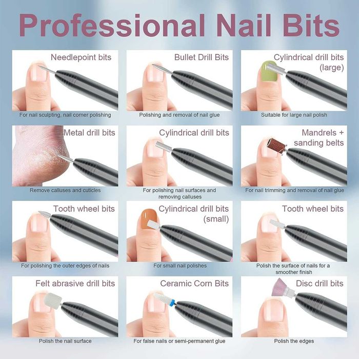 Moseen heal M2 Електрическа пила за маникюр, педикюр