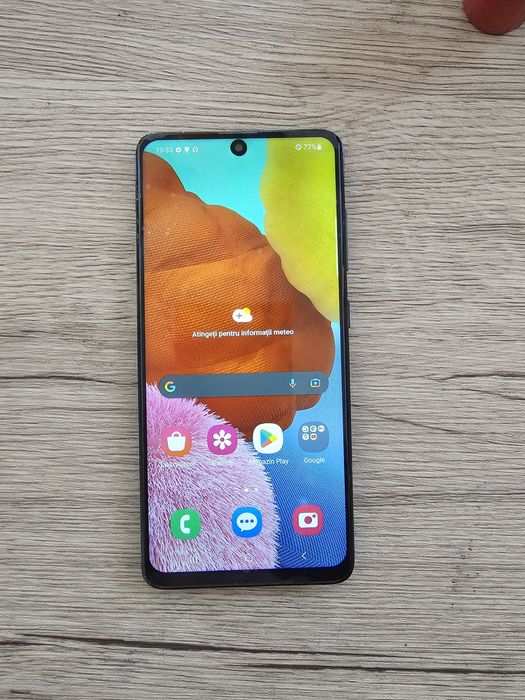 Telefon Samsung A51, Dual SIM, 128GB, 4GB RAM, 4G, Negru