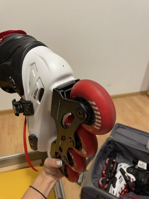 Role copii/adulti 36, cu cotiere genunchiere casca