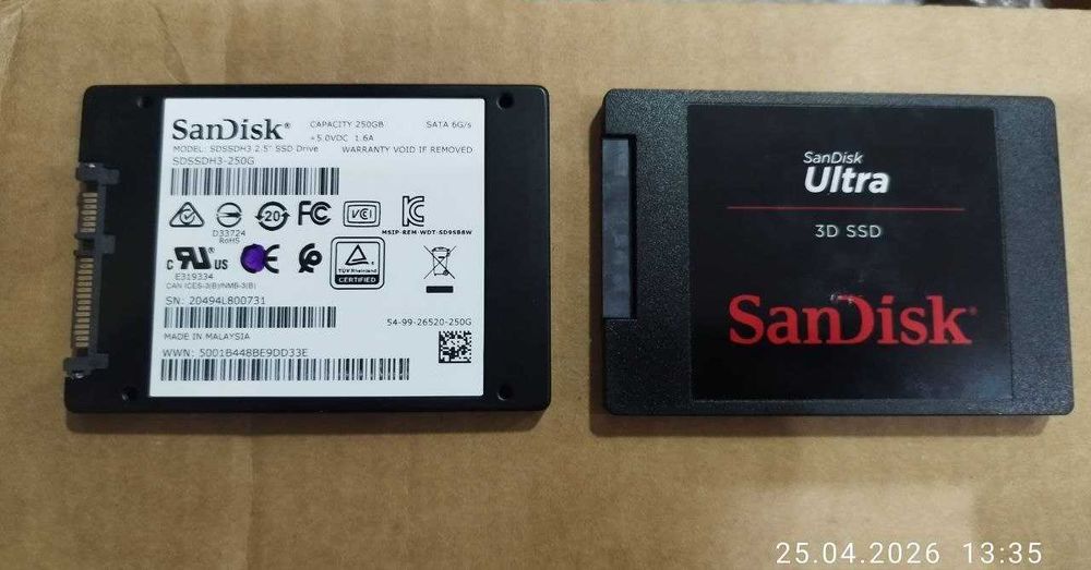 Продам SSD 250 gb
