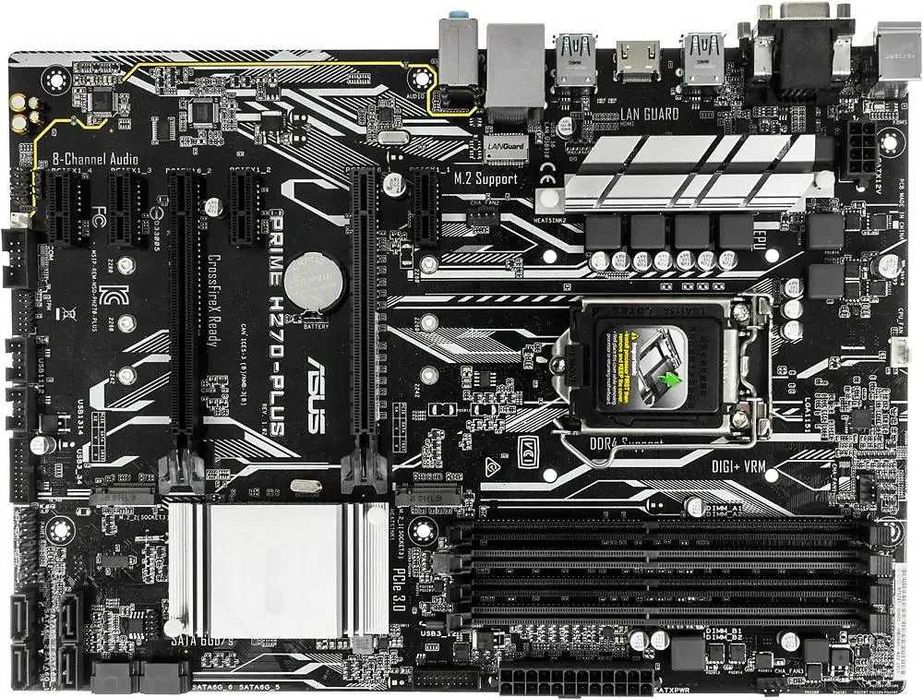 Материнская плата ASUS PRIM H270-PLUS Intel LGA-1151 ATX c процессором