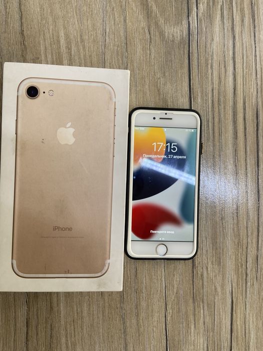 iPhone 7 128GB 100% коробка есть