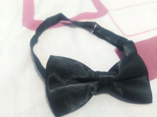 Бабочка детская черная