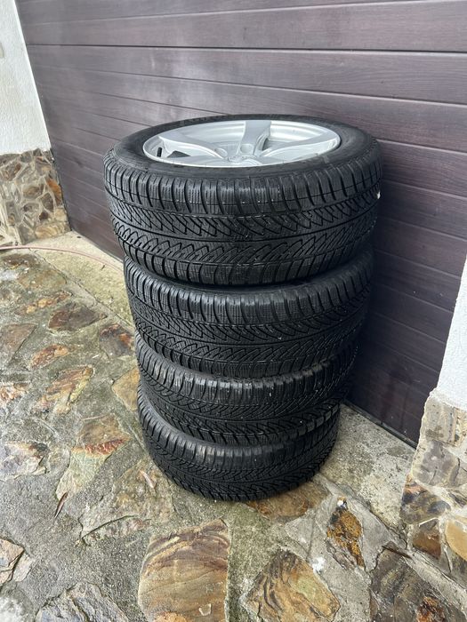 Jante aliaj cu anvelope iarna 225/ 55/17