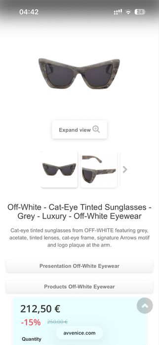 Очки Off-White Cat-eye