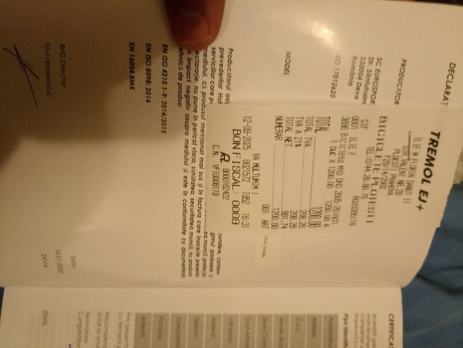 Bicicleta Mtb Dhs 2605 - 26 inch, M, Negru/Rosu