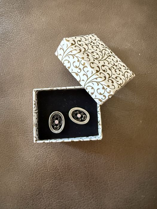 Винтидж обеци от стомана