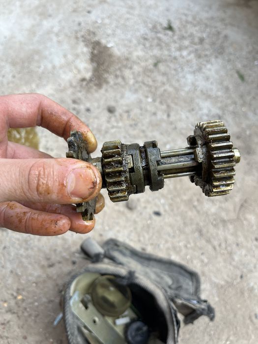 Коробка от двухтактного советского мопеда