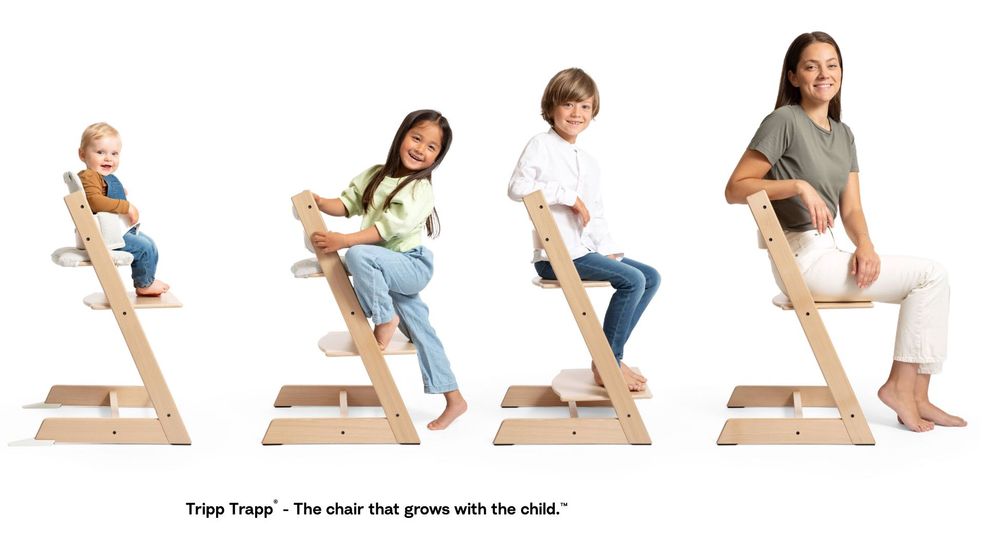 Детски стол за хранене Stokke Tripp Trapp с Предпазен борд Baby Set