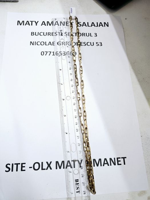 Vand lantic din aur 14 k 12.3 g cod 617