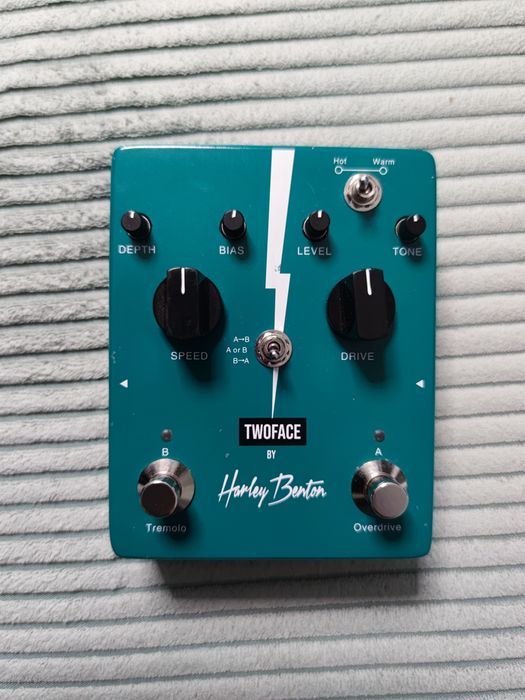 Pedala chitara electrica Overdrive/Tremolo Harley Benton