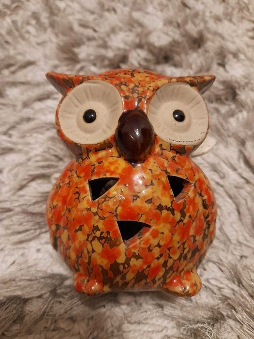 Figurina portelan bufnita