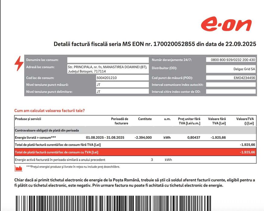 Vila Eco-Friendly 179m2, cu Panouri Solare 18 kW.
