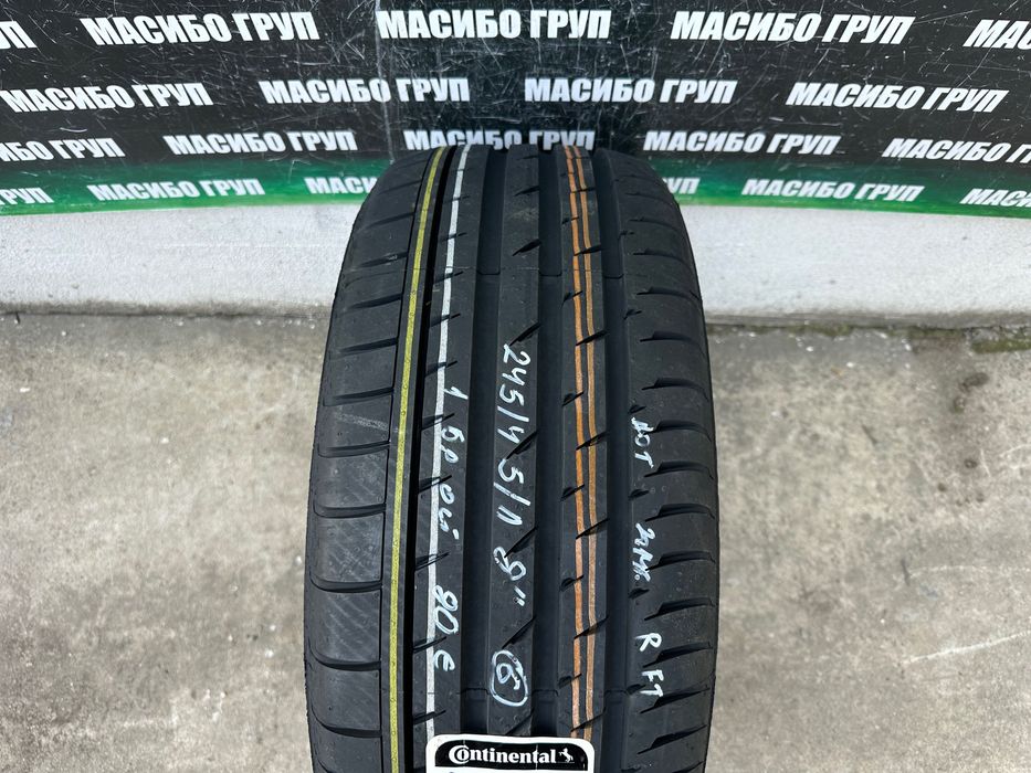 Нова гума летна гуми 245/45/18” Continental ContiSportContact 3E SSR,RFT