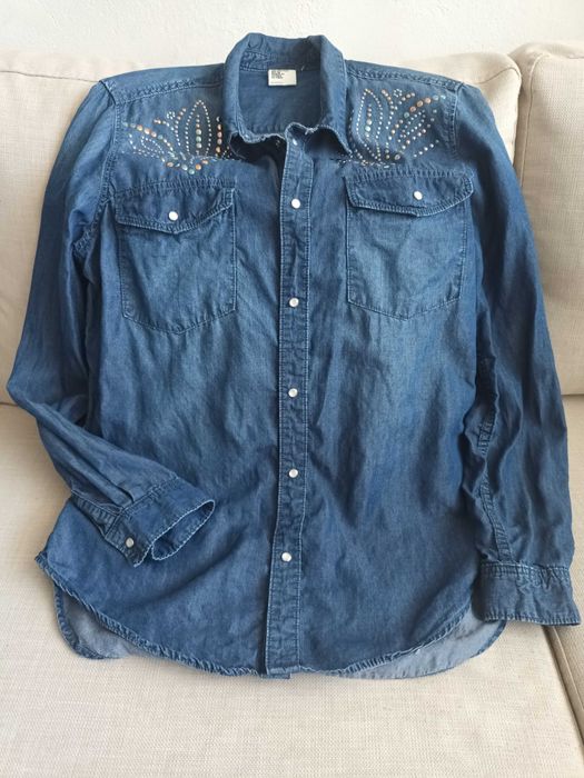 Дамска дънкова риза