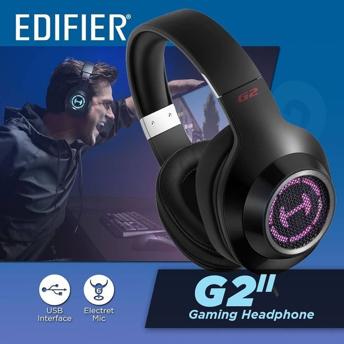 Edifier G2 7.1 Наушники для колл-центра/игр/работы СКИДКА Оригинал