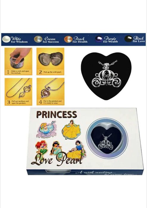 Колие с естествена перла в мида