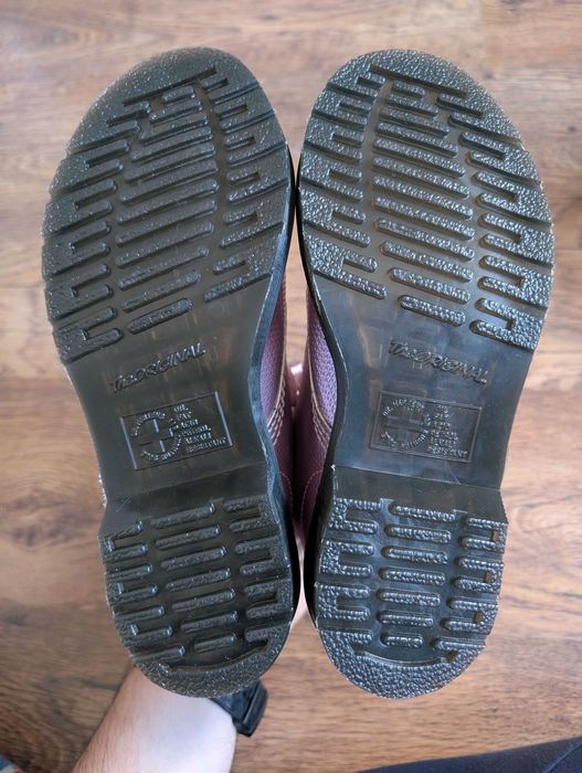 Кубинки Dr. Martens 1460 Pink Lavender VEGAN boots