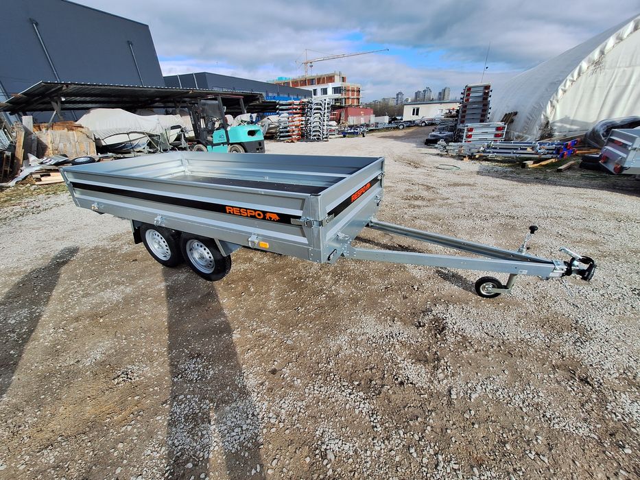 Ремарке O1 (750kg) с 4-странно отваряне RESPO 750P332T150 330x150cm