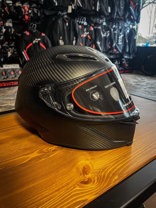 Чисто нова каска Agv Pista GP RR black matt, размер L + тъмен визьор